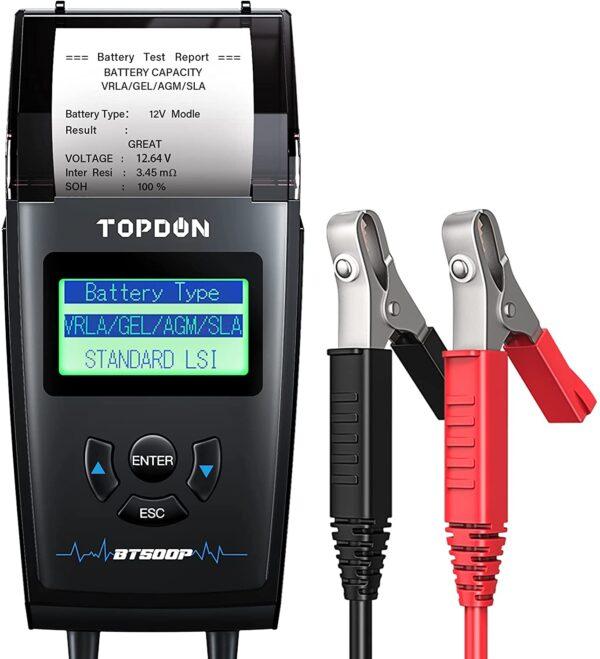 Topdon BT500p Battery Tester with printer