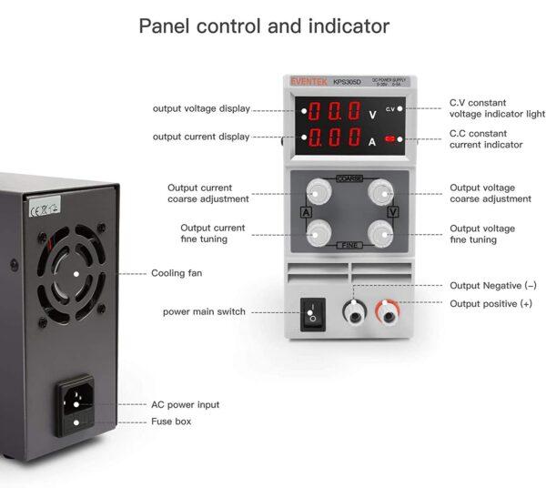 5 amp bench power supply Grafton Diagnostics